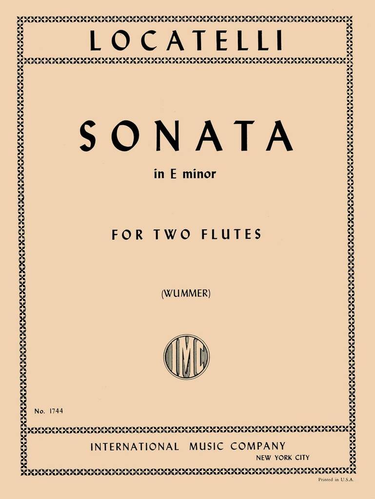 Sonata Mi Min.